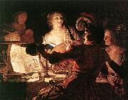 HONTHORST, Gerrit van The Prodigal Son af oil painting artist